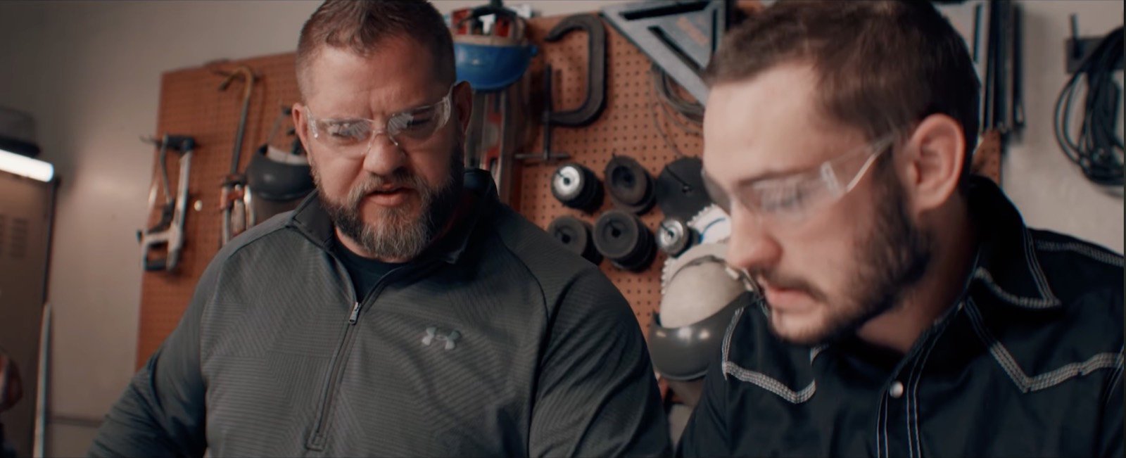 Alaskans training in a welding shop at Northern Industrial Training